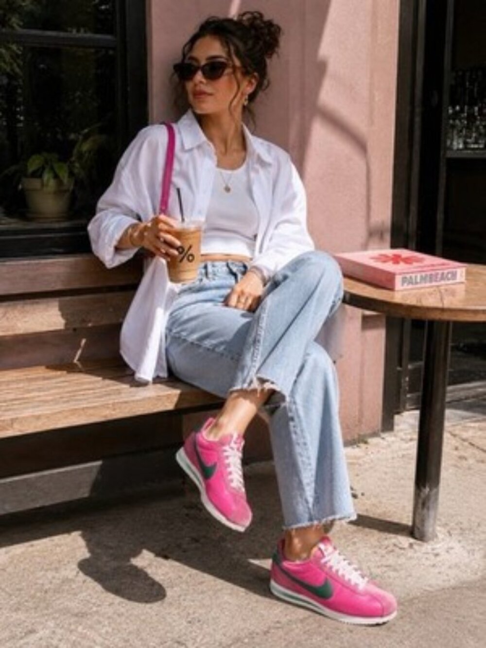 Nike Cortez IH2361-600 Sneakers Women's 7.5 Pinksicle Lifestyle Fashion shoes